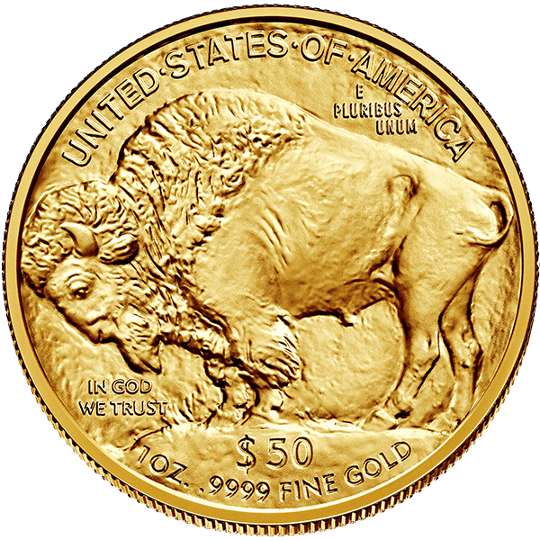 Gold American Buffalo  2022 Front