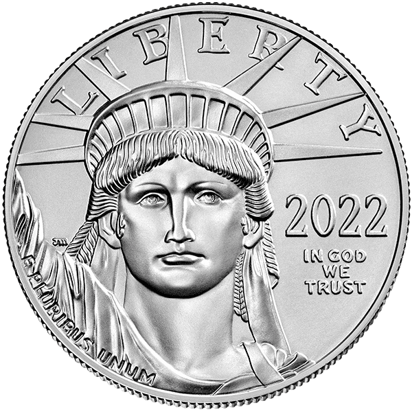 Platinum American Eagle 2022 Front