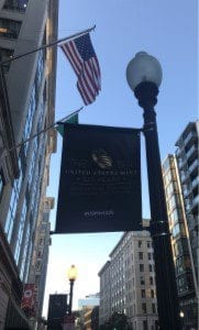 U.S. Mint Street Sign