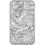 Silver Rectangler Dragon Coin