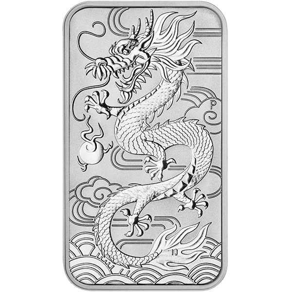 Dragon Rectangular Coin Front