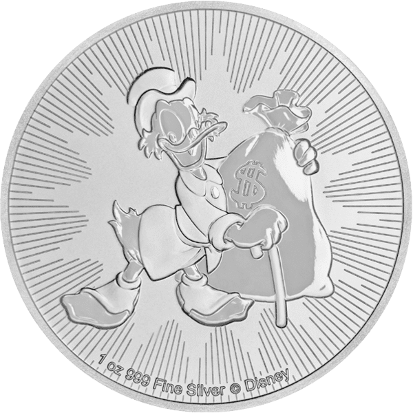 Niue Silver – Scrooge McDuck Front