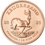 Gold Krugerrand 1 oz Rev 2025