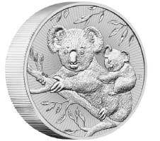 10 oz Silver Piedfort Coin