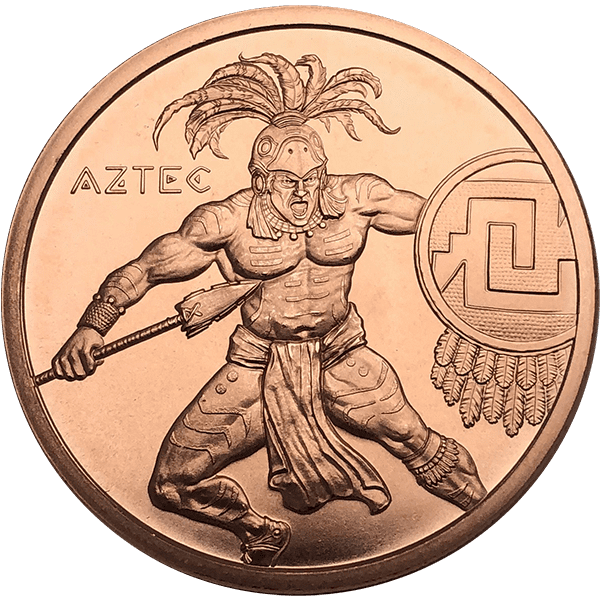 Aztec Warrior Copper Front