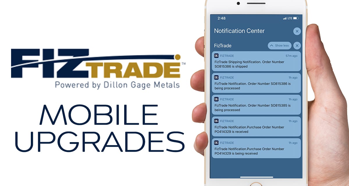 FizTrade Mobile App Upgrades For Precious Metals Trading Dillon Gage