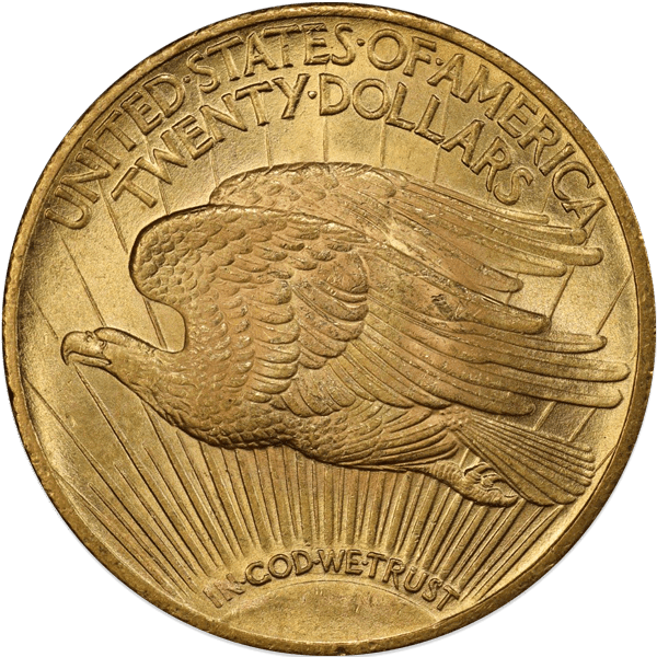 Saint Gaudens Double Eagle Back