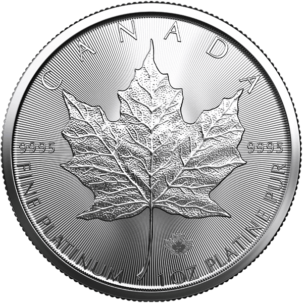 Canadian Platinum Maple Leaf 2021 Front