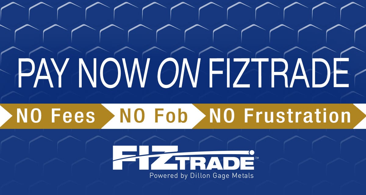 Quick Pay on ACH Payment Portal on FizTrade Dillon Gage