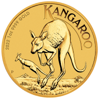 Perth Gold Kangaroo 2022 - Reverse