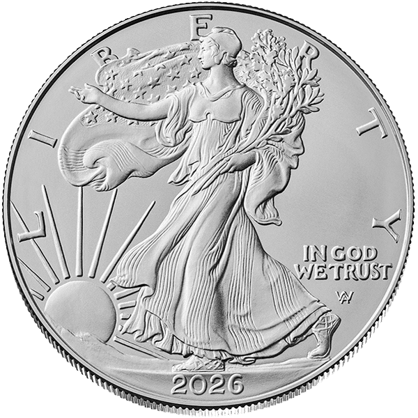 Silver American Eagle 2026 Front