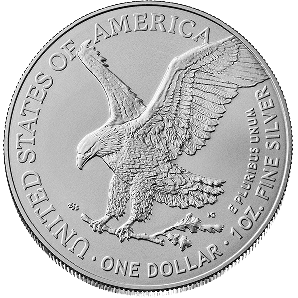 Silver American Eagle 2026 Back