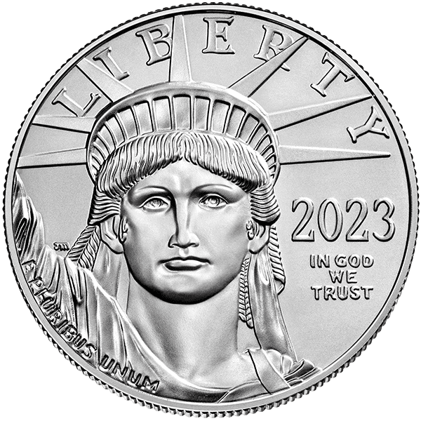 Platinum American Eagle 2023 Front