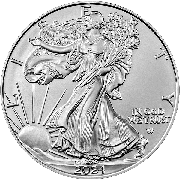 Silver American Eagle 2024 Front