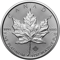 Canadian Platinum Maple Leaf 2024