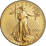 2025 gold American Eagle Obverse