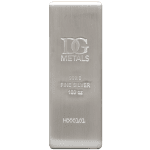 Dillon Gage branded silver bar 100 oz